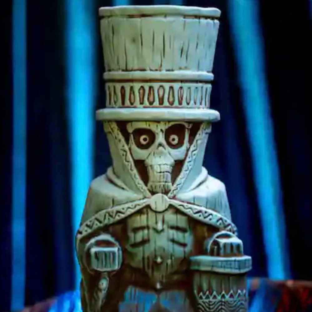 Haunted Mansion Hatbox Ghost Tiki Bar Cup Disneyland